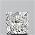 Diamante Natural 1.51 quilates, Princesa , Color H, claridad SI2 y certificado GIA
