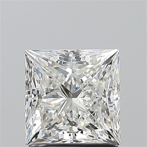 Foto Diamante Natural 1.51 quilates, Princesa , Color H, claridad SI2 y certificado GIA de