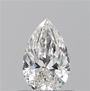 Picture of Natural Diamond 0.50 Carats, Pear with  Cut, G Color, VS2 Clarity and Certified by GIA