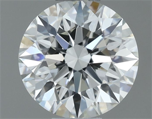 Picture of Natural Diamond 0.50 Carats, Round with Excellent Cut, G Color, VVS2 Clarity and Certified by IGI