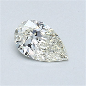 Foto Diamante Natural 0.43 quilates, De pera , Color J, claridad VVS1 y certificado GIA de