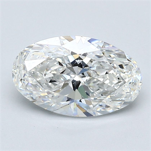 Picture of Natural Diamond 2.01 Carats, Oval with  Cut, G Color, VS2 Clarity and Certified by GIA