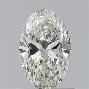 Picture of Natural Diamond 0.70 Carats, Oval with  Cut, I Color, VS1 Clarity and Certified by GIA