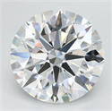Lab Grown Diamond 5.08 Carats, Round with Excellent Cut, D Color, VVS1 Clarity and Certified by GIA