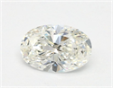 Natural Diamond 0.60 Carats, Oval with  Cut, H Color, IF Clarity and Certified by GIA