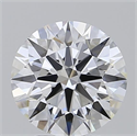 Lab Grown Diamond 3.03 Carats, Round with Ideal Cut, D Color, IF Clarity and Certified by IGI