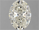 Natural Diamond 1.50 Carats, Oval with  Cut, K Color, VS2 Clarity and Certified by GIA