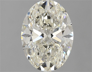 Picture of Natural Diamond 1.50 Carats, Oval with  Cut, K Color, VS2 Clarity and Certified by GIA
