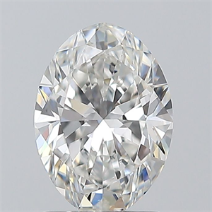 Picture of Natural Diamond 1.30 Carats, Oval with  Cut, F Color, VS2 Clarity and Certified by GIA