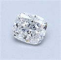 Natural Diamond 0.72 Carats, Cushion with  Cut, E Color, I1 Clarity and Certified by GIA