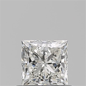 Picture of Natural Diamond 0.61 Carats, Princess with  Cut, H Color, VVS1 Clarity and Certified by GIA