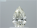 Natural Diamond 0.50 Carats, Pear with  Cut, I Color, IF Clarity and Certified by GIA