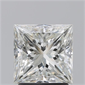 Natural Diamond 2.01 Carats, Princess with  Cut, I Color, VS1 Clarity and Certified by GIA