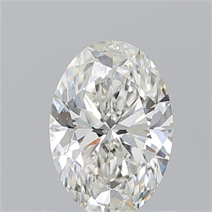 Picture of Natural Diamond 1.01 Carats, Oval with  Cut, I Color, SI1 Clarity and Certified by GIA