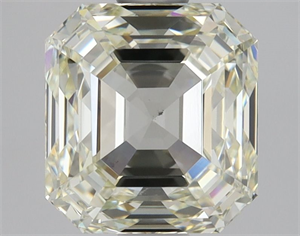 Foto Diamante Natural 1.71 quilates, Asscher , Color N, claridad VS1 y certificado GIA de