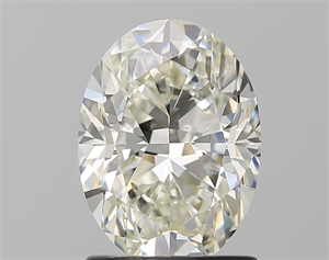 Foto Diamante Natural 1.50 quilates, Ovalado , Color J, claridad SI2 y certificado GIA de