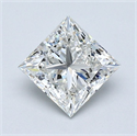 Diamante Natural 1.01 quilates, Princesa , Color H, claridad VS2 y certificado GIA