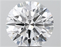 Lab Grown Diamond 5.31 Carats, Round with Ideal Cut, E Color, VVS2 Clarity and Certified by IGI