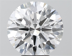 Picture of Lab Grown Diamond 5.31 Carats, Round with Ideal Cut, E Color, VVS2 Clarity and Certified by IGI