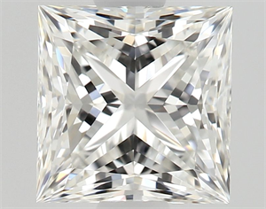 Foto Diamante Natural 0.75 quilates, Princesa , Color G, claridad VVS1 y certificado GIA de