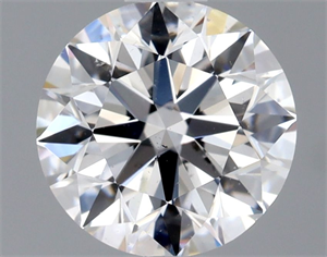 Picture of Natural Diamond 0.90 Carats, Round with Excellent Cut, D Color, SI1 Clarity and Certified by GIA