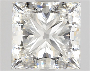 Foto Diamante Natural 1.40 quilates, Princesa , Color G, claridad VS2 y certificado GIA de