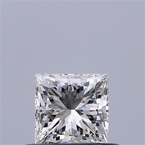 Picture of Natural Diamond 0.41 Carats, Princess with  Cut, H Color, VVS2 Clarity and Certified by GIA