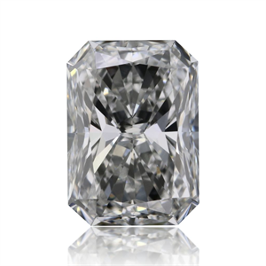 Picture of Natural Diamond 0.63 Carats, Radiant with  Cut, E Color, VVS1 Clarity and Certified by GIA