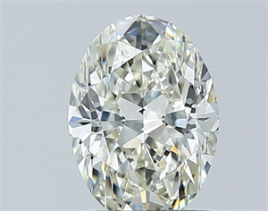 Picture of Natural Diamond 1.01 Carats, Oval with  Cut, I Color, VS1 Clarity and Certified by IGI