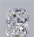 Natural Diamond 0.30 Carats, Radiant with  Cut, D Color, VVS1 Clarity and Certified by GIA