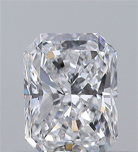 Picture of Natural Diamond 0.30 Carats, Radiant with  Cut, D Color, VVS1 Clarity and Certified by GIA