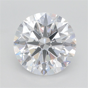 Picture of Lab Grown Diamond 4.39 Carats, Round with Excellent Cut, D Color, VVS1 Clarity and Certified by GIA