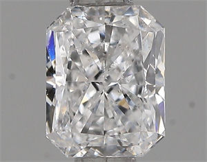 Picture of Natural Diamond 0.51 Carats, Radiant with  Cut, D Color, SI2 Clarity and Certified by IGI