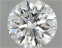 Natural Diamond 0.44 Carats, Round with Excellent Cut, G Color, VS2 Clarity and Certified by GIA