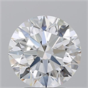 Natural Diamond 3.50 Carats, Round with Excellent Cut, G Color, IF Clarity and Certified by GIA