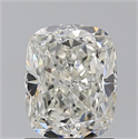 Natural Diamond 1.51 Carats, Cushion with  Cut, I Color, VVS1 Clarity and Certified by GIA