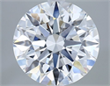 Lab Grown Diamond 3.04 Carats, Round with Ideal Cut, E Color, VVS1 Clarity and Certified by IGI