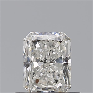 Picture of Natural Diamond 0.41 Carats, Radiant with  Cut, H Color, VVS2 Clarity and Certified by GIA