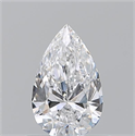 Diamante Natural 0.53 quilates, De pera , Color D, claridad VS1 y certificado GIA