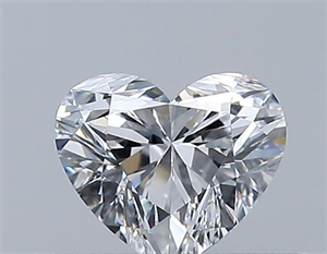 Picture of Natural Diamond 0.30 Carats, Heart with  Cut, E Color, VVS2 Clarity and Certified by GIA