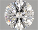 Natural Diamond 3.01 Carats, Round with Excellent Cut, E Color, I1 Clarity and Certified by GIA