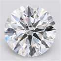 Lab Grown Diamond 3.51 Carats, Round with Excellent Cut, D Color, VVS1 Clarity and Certified by GIA
