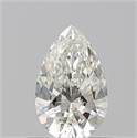 Diamante Natural 0.51 quilates, De pera , Color J, claridad VVS1 y certificado GIA