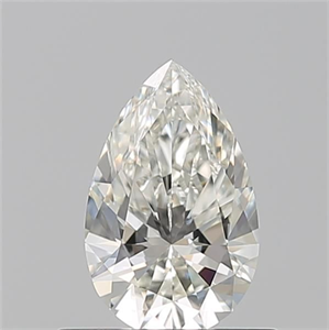 Foto Diamante Natural 0.51 quilates, De pera , Color J, claridad VVS1 y certificado GIA de