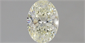 Diamante Natural 0.70 quilates, Ovalado , Color L, claridad VVS2 y certificado GIA