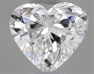 Picture of Natural Diamond 0.30 Carats, Heart with  Cut, E Color, VS1 Clarity and Certified by GIA