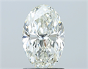 Natural Diamond 1.20 Carats, Oval with  Cut, I Color, VS2 Clarity and Certified by GIA