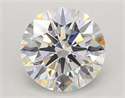 Lab Grown Diamond 3.04 Carats, Round with Ideal Cut, E Color, VVS2 Clarity and Certified by IGI
