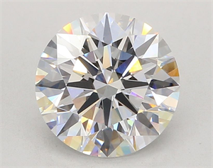 Picture of Lab Grown Diamond 3.04 Carats, Round with Ideal Cut, E Color, VVS2 Clarity and Certified by IGI