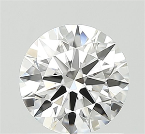Picture of Lab Grown Diamond 1.02 Carats, Round with Ideal Cut, D Color, VVS2 Clarity and Certified by IGI